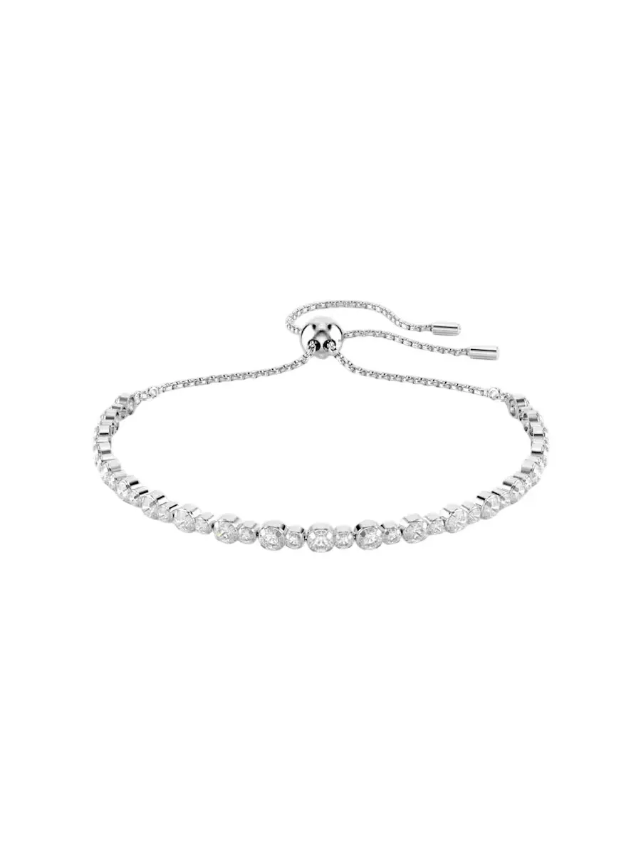 Браслет Swarovski Matrix Tennis, размер M — изображение 1 из 5, оттенок белый