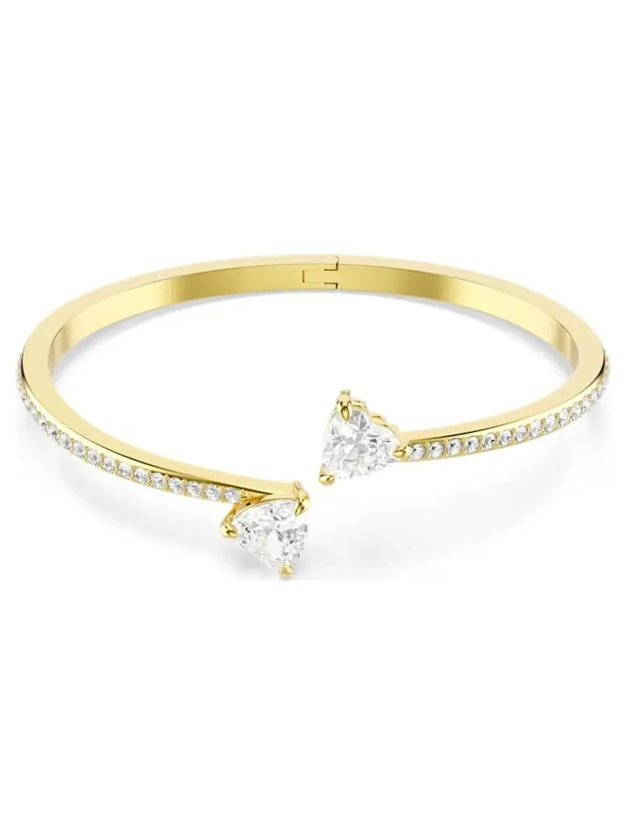 Браслет Swarovski Mesmera с золотым напылением — изображение 1 из 3, оттенок белый