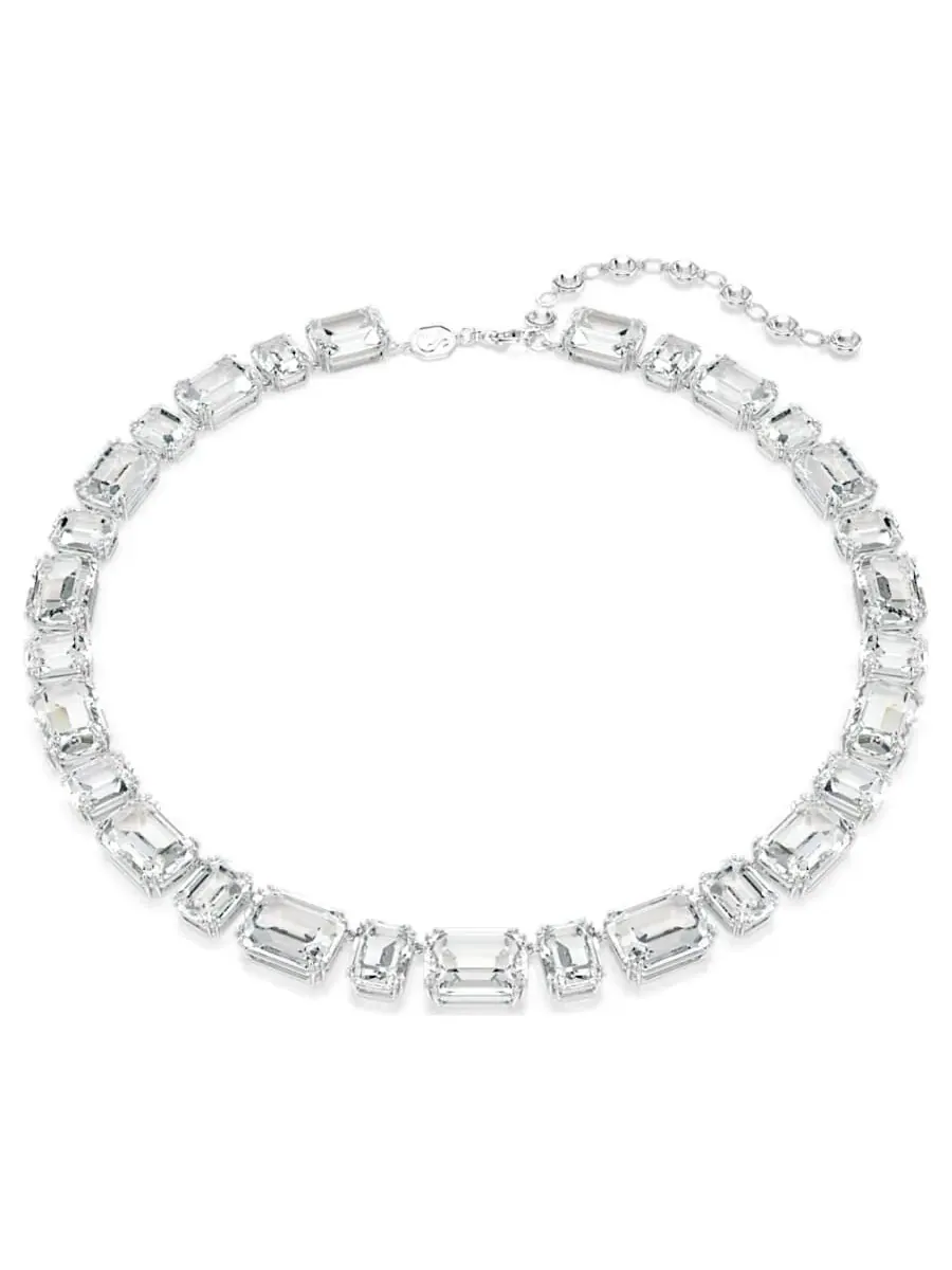Ожерелье из кристаллов Swarovski Millenia с восьмиугольным огранкой — изображение 1 из 4, оттенок белый