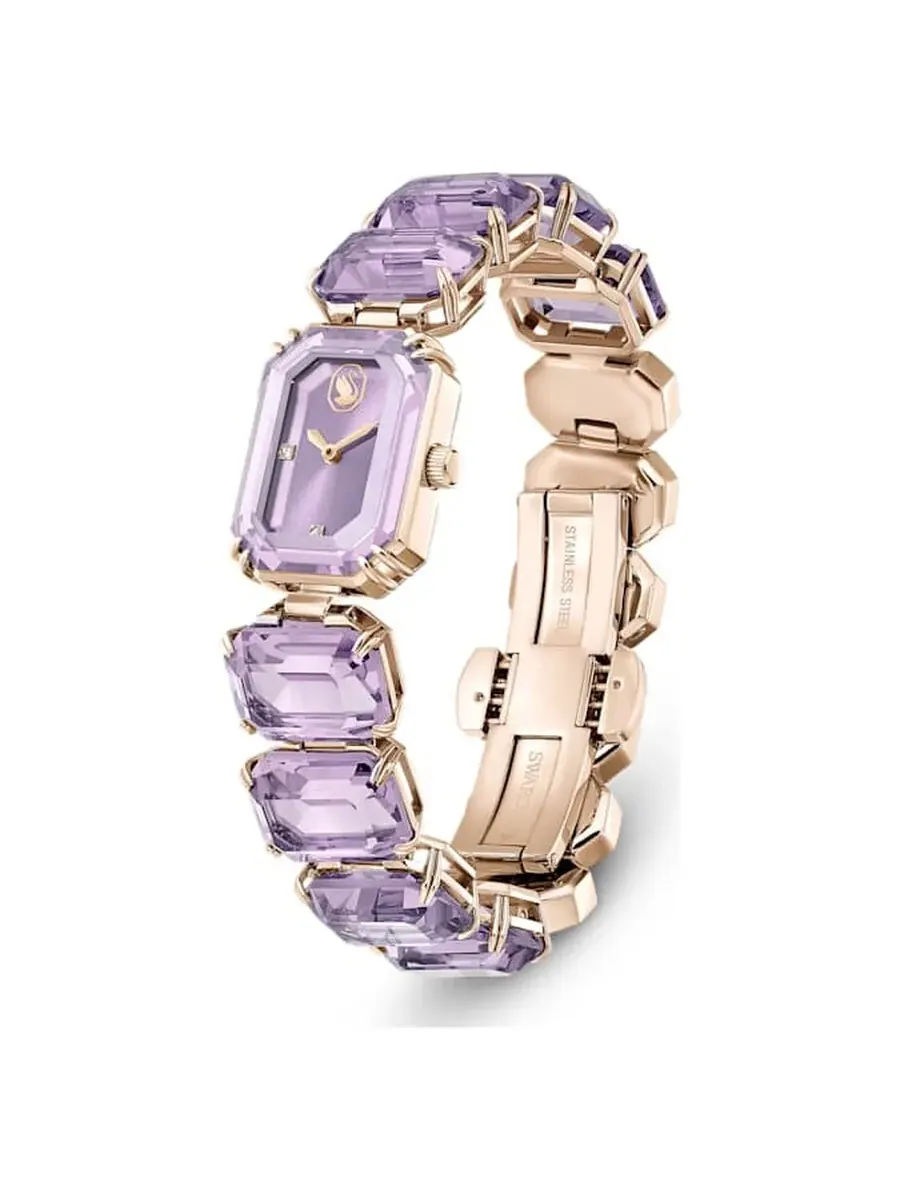 Женские часы Swarovski с кварцевым механизмом, фиолетовым циферблатом 5722364 — изображение 2 из 3, оттенок фиолетовый
