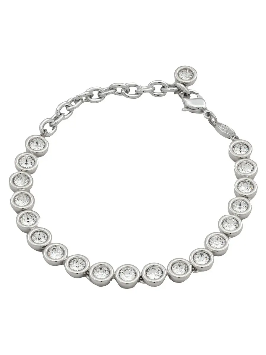 Браслет для тенниса Swarovski с родиевым покрытием Imber, размер M — изображение 1 из 3, оттенок белый