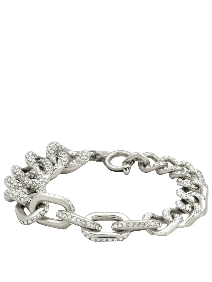 Браслет Dextera с покрытием из родия и паве Swarovski — изображение 1 из 4, оттенок белый