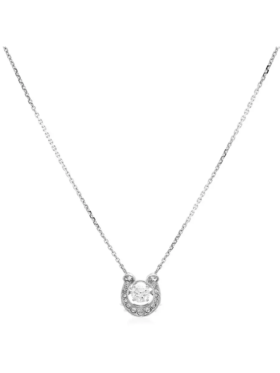 Кулон-ожерелье Swarovski Symbolica в виде подковы — изображение 1 из 5, оттенок белый