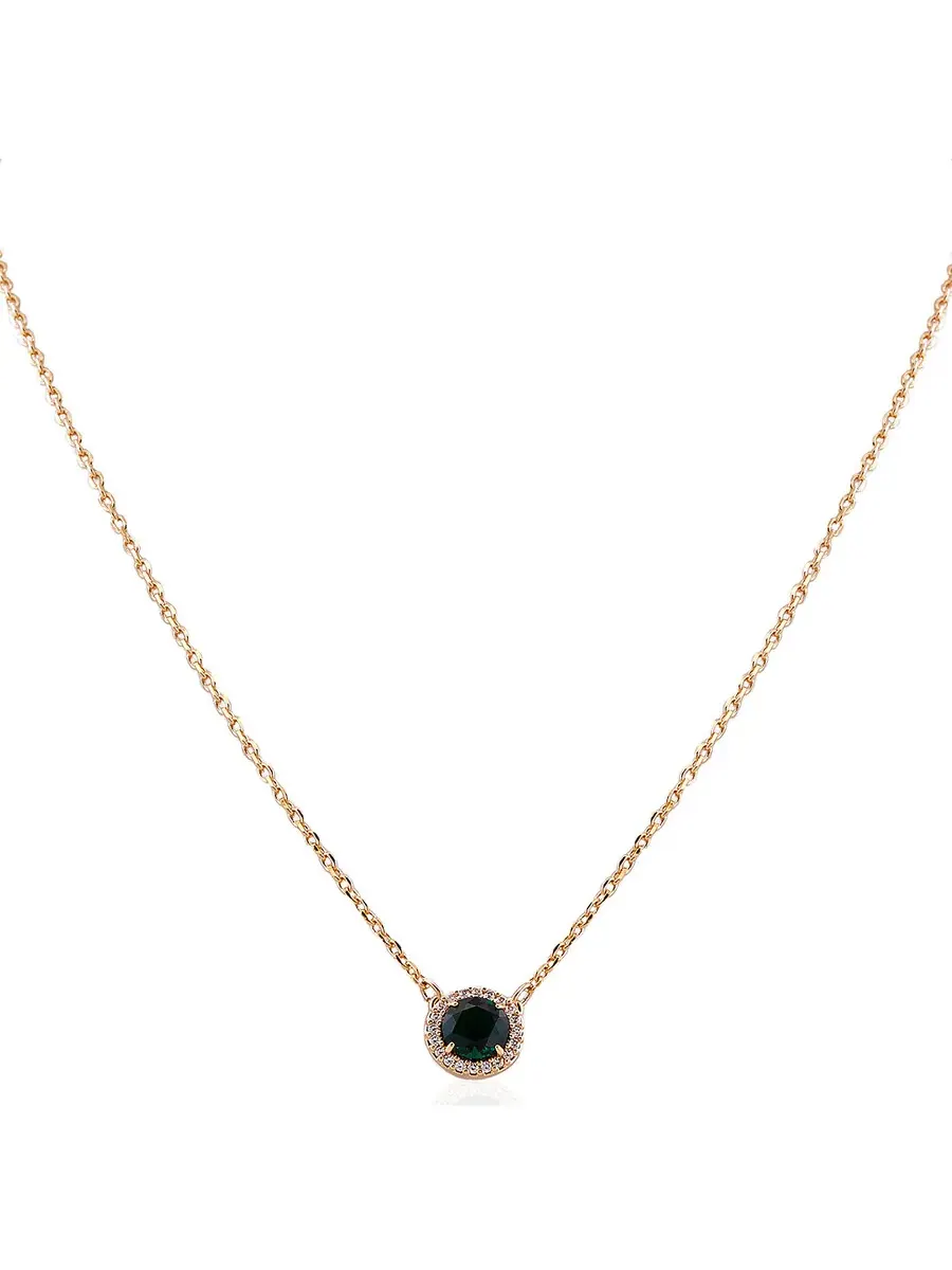 Подвеска Swarovski Una с круглым огранкой Angelic — изображение 1 из 4, оттенок зеленый