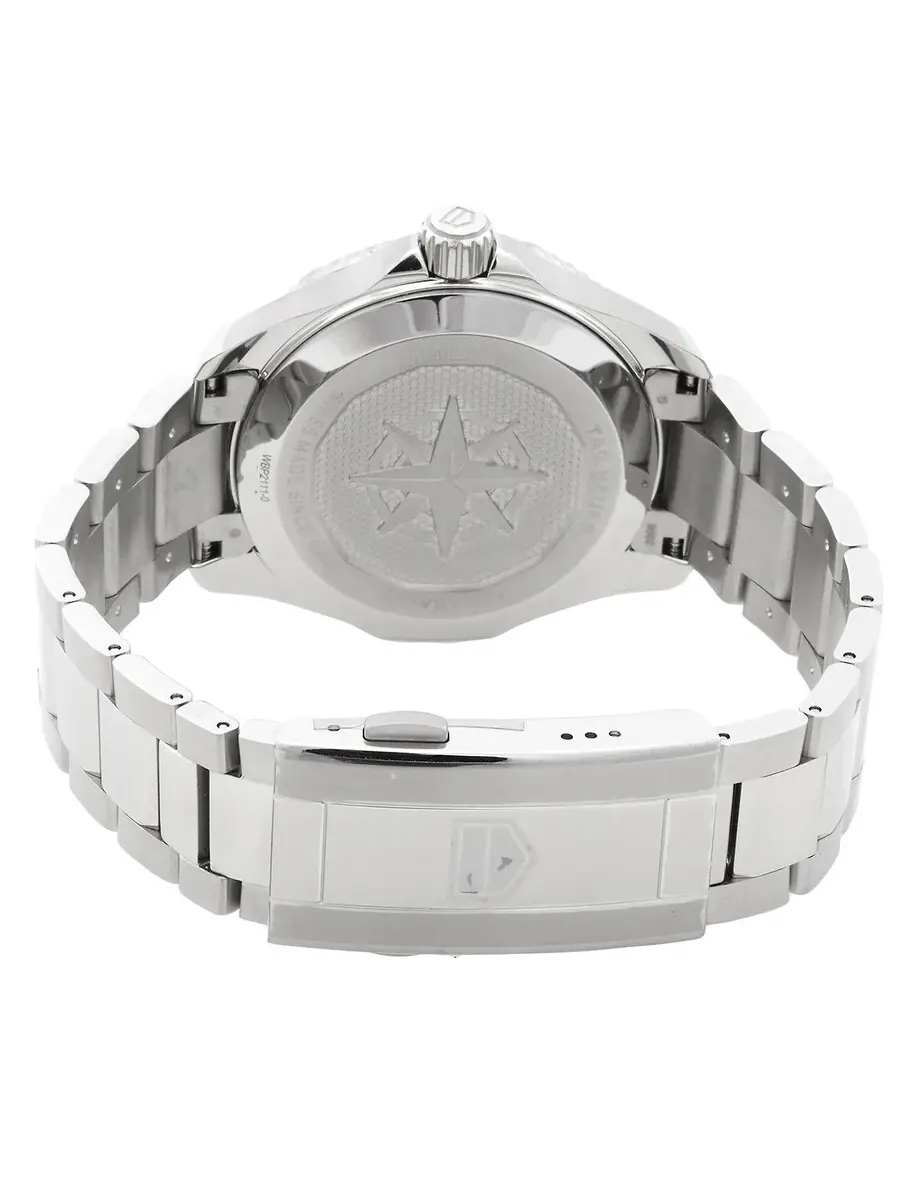 Мужские часы Tag Heuer Aquaracer Automatic с синим циферблатом WBP2111.BA0627 — изображение 3 из 5, оттенок серебряный