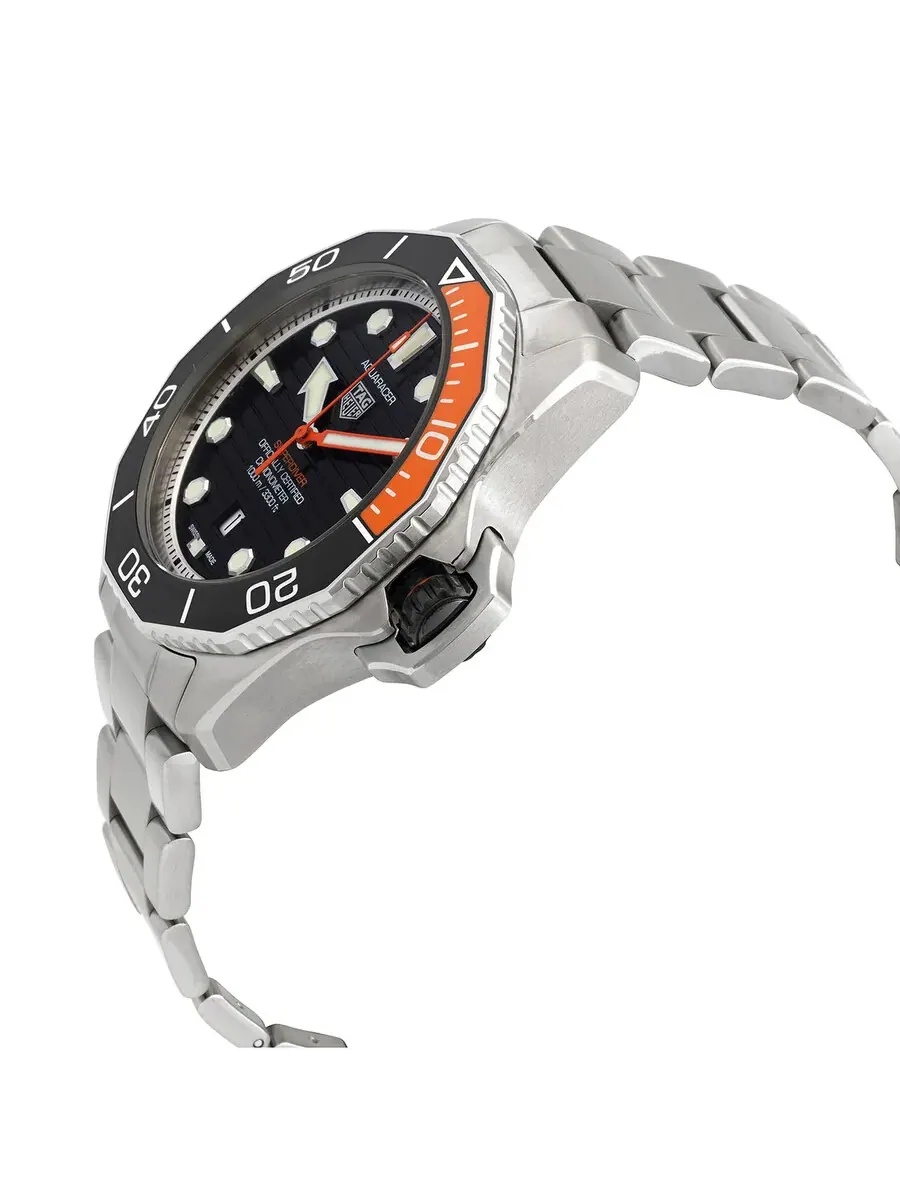 Мужские часы Tag Heuer Aquaracer Automatic с черным циферблатом WBP5A8A.BF0619 — изображение 2 из 4, оттенок черный