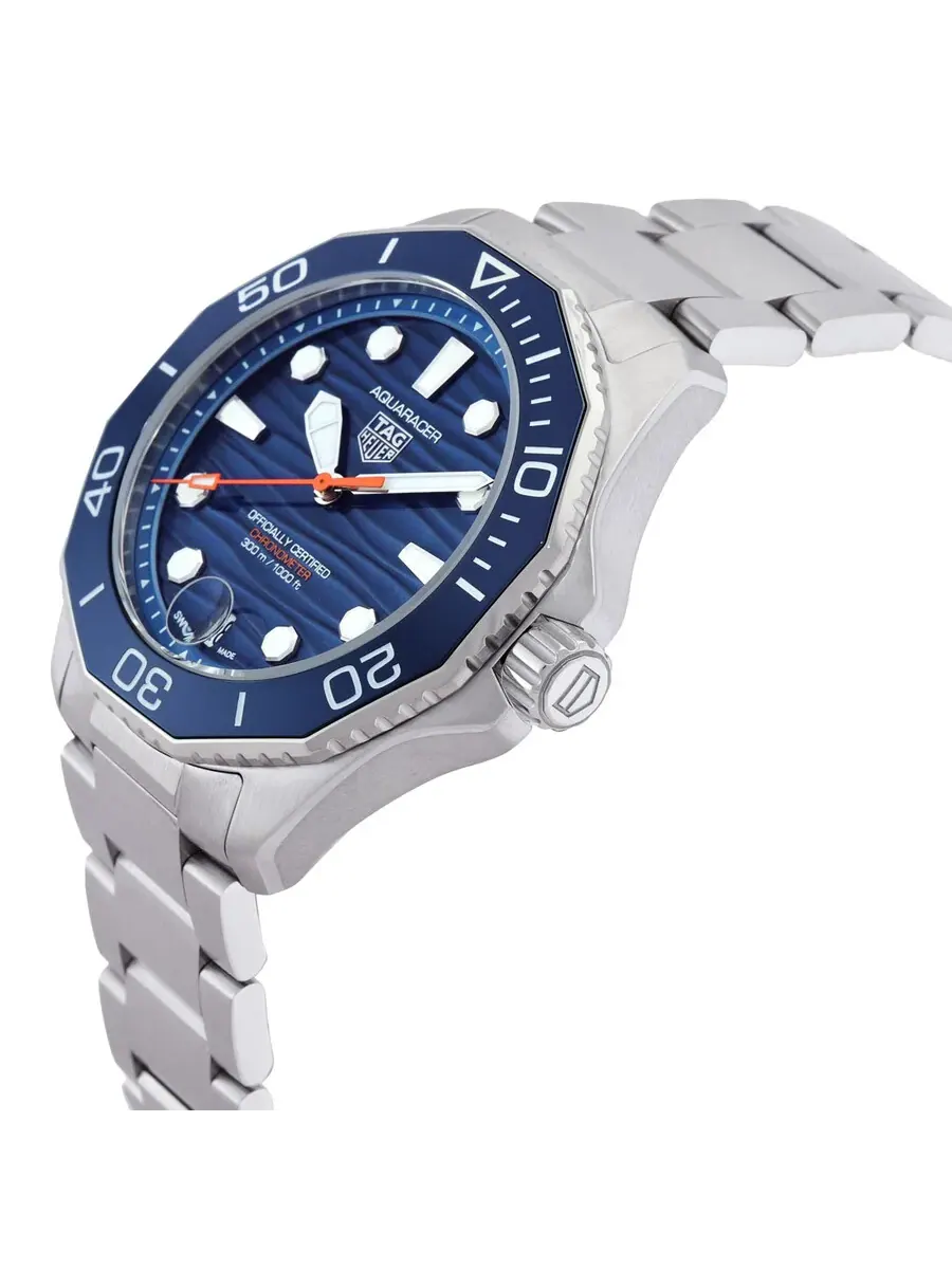 Мужские часы Tag Heuer Aquaracer Automatic с синим циферблатом WBP5111.BA0013 — изображение 2 из 3, оттенок синий