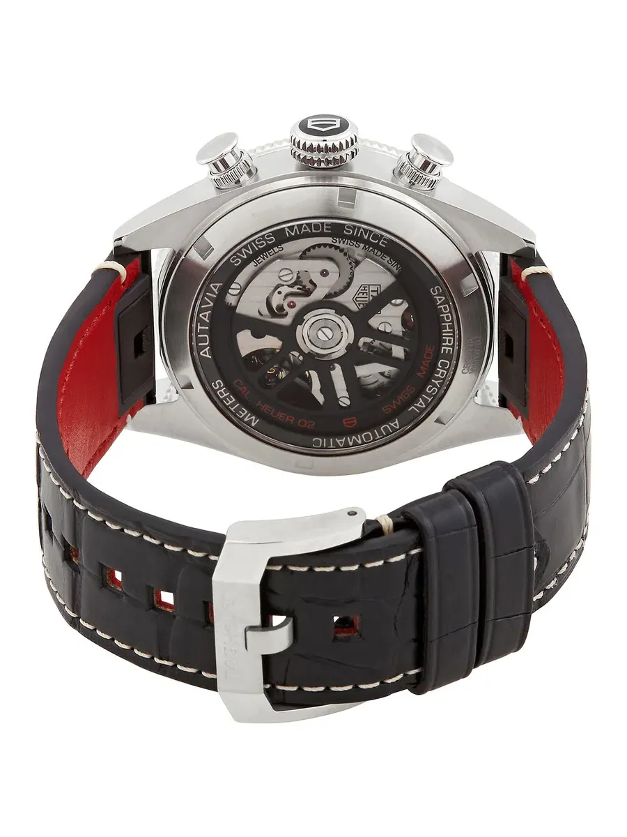 Мужские часы Tag Heuer Autavia Chronograph Automatic с черным циферблатом CBE511A-FC8279 — изображение 3 из 3, оттенок черный