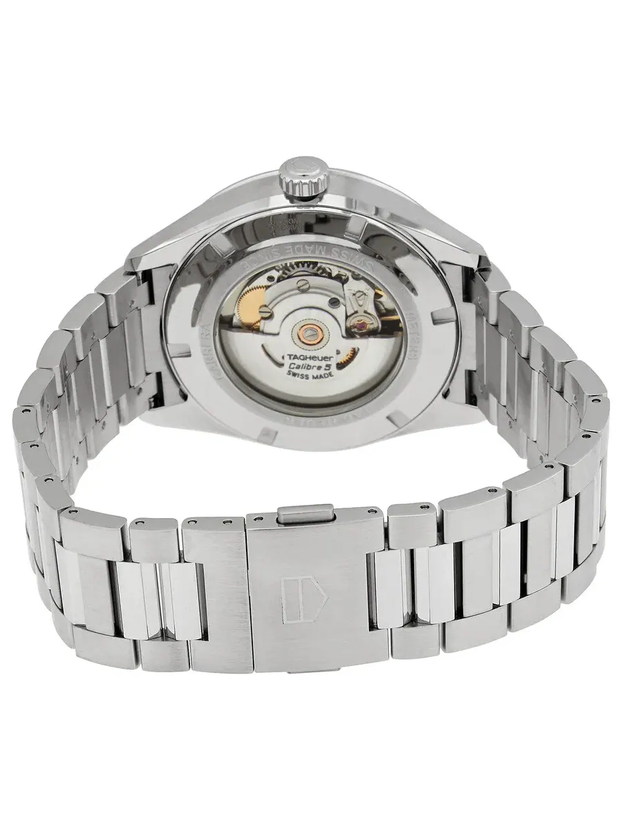 Мужские часы Tag Heuer Carrera Automatic с черным циферблатом WBN2010-BA0640 — изображение 3 из 3, оттенок серебряный