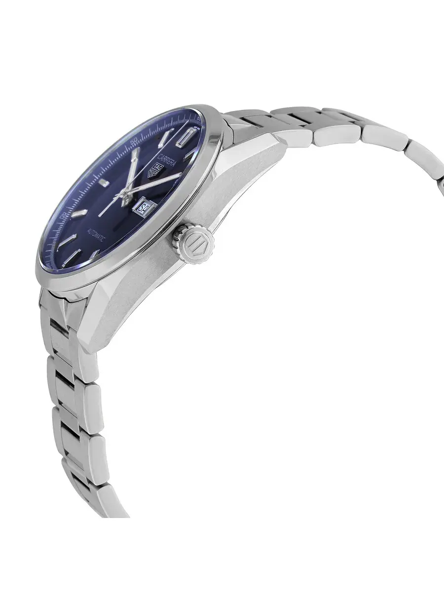 Мужские часы Tag Heuer Carrera Automatic с синим циферблатом WBN2012-BA0640 — изображение 2 из 3, оттенок серебряный