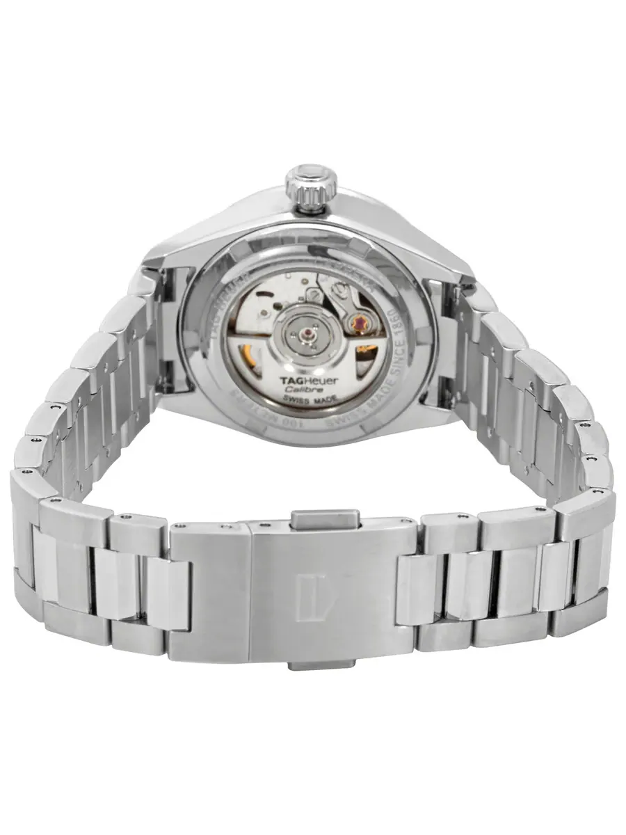 Женские часы Tag Heuer Carrera Automatic с белым циферблатом и бриллиантами WBN2412-BA0621 — изображение 3 из 3