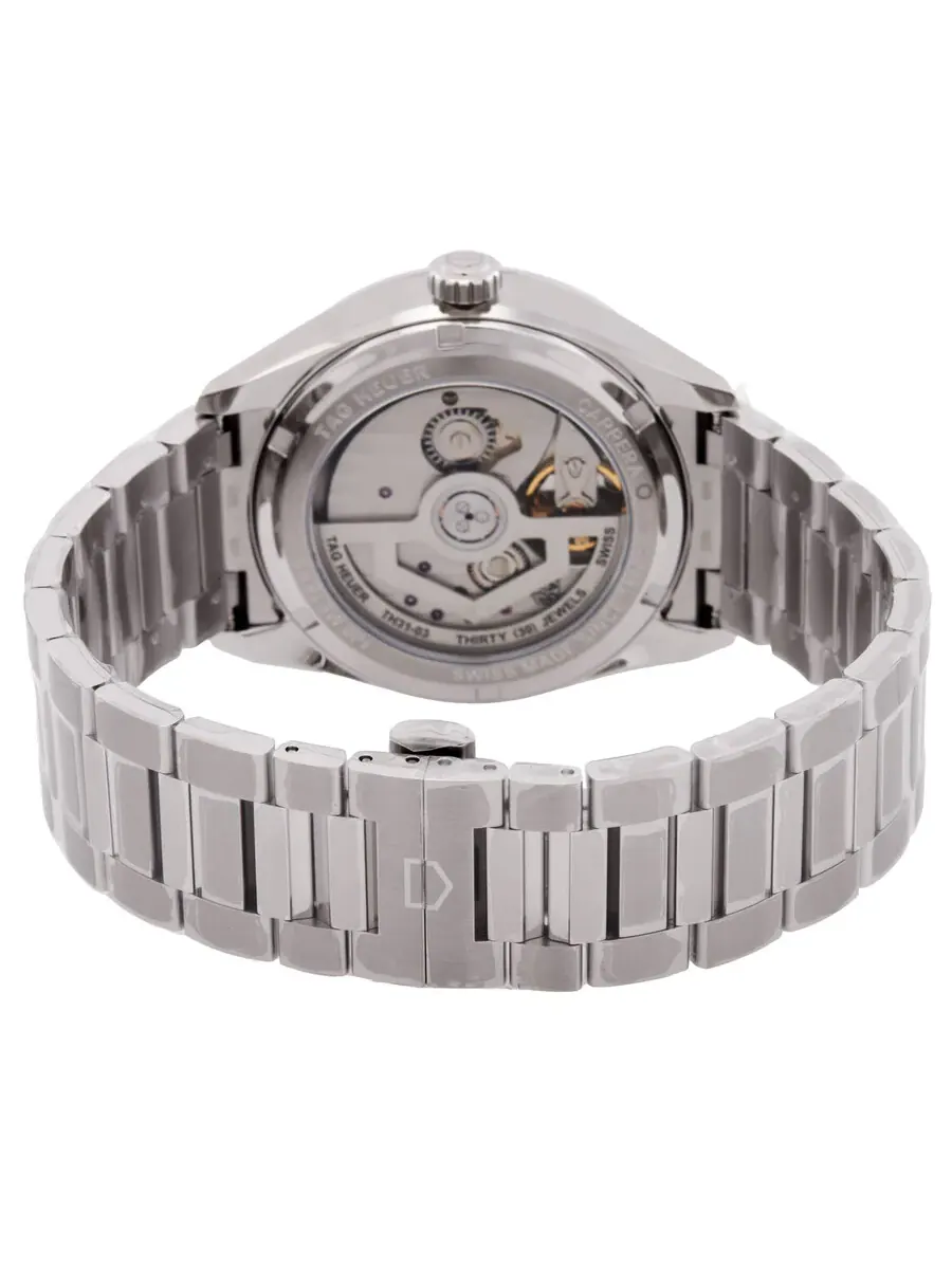 Мужские часы Tag Heuer Carrera Automatic с зеленым циферблатом WDA2114.BA0043 — изображение 3 из 3, оттенок серебряный