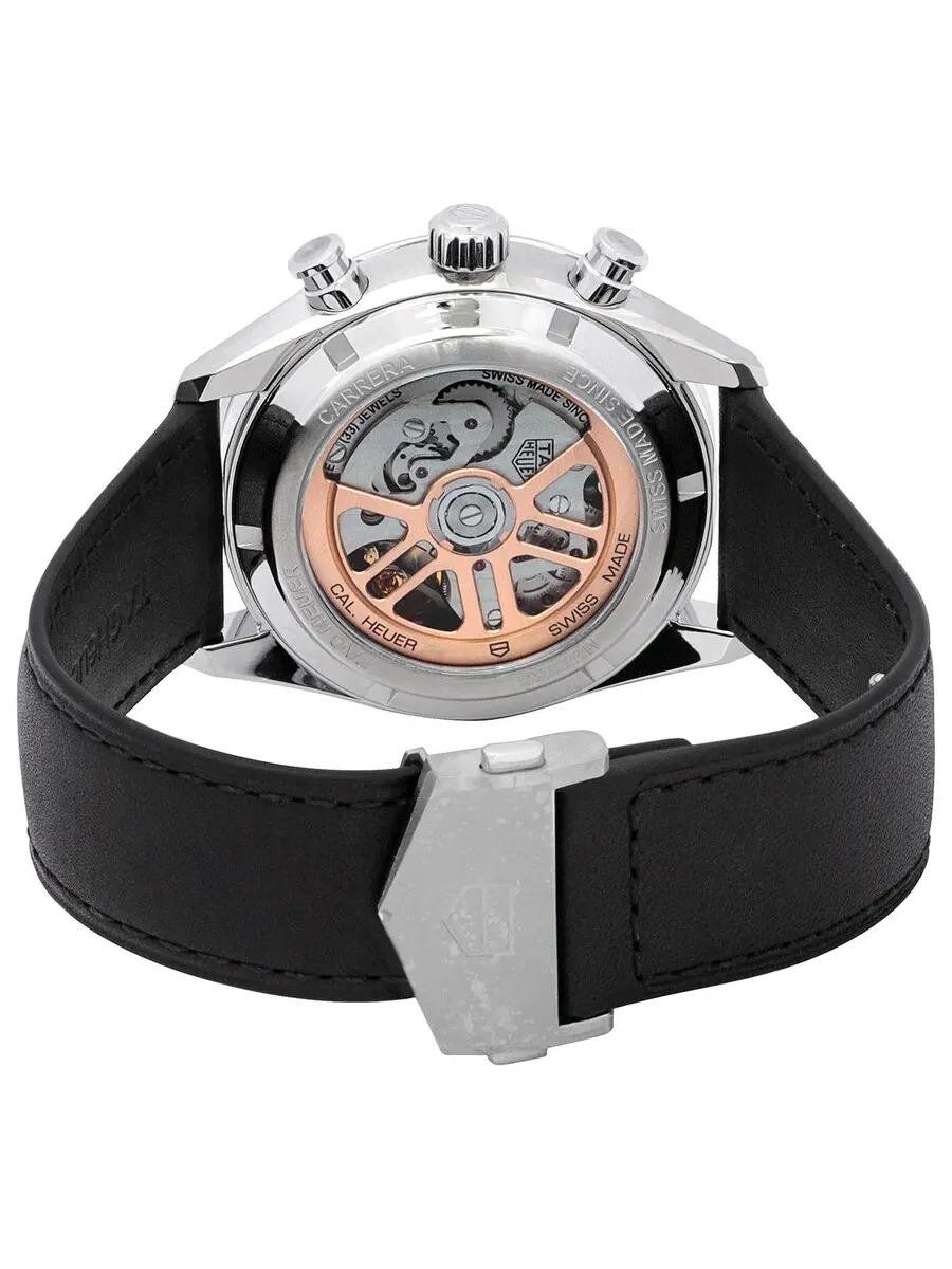 Мужские часы Tag Heuer Carrera Chronograph Automatic с черным циферблатом CBN201C.FC6542 — изображение 3 из 3