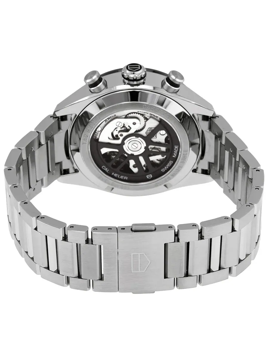Мужские часы Tag Heuer Carrera Chronograph Automatic с черным циферблатом CBN2A1B.BA0643 — изображение 3 из 3, оттенок черный