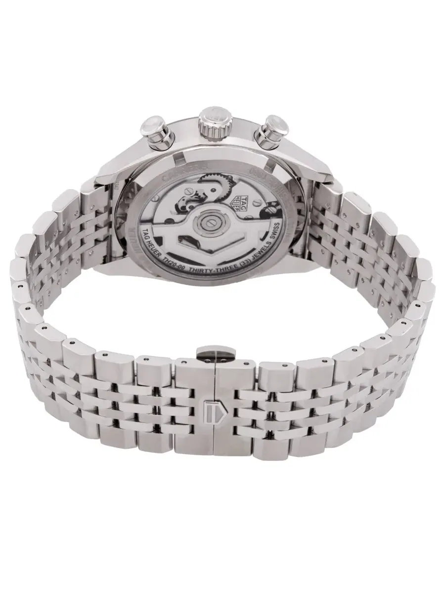 Мужские часы Tag Heuer Carrera Chronograph Automatic с черным циферблатом CBS2210.BA0048 — изображение 3 из 3