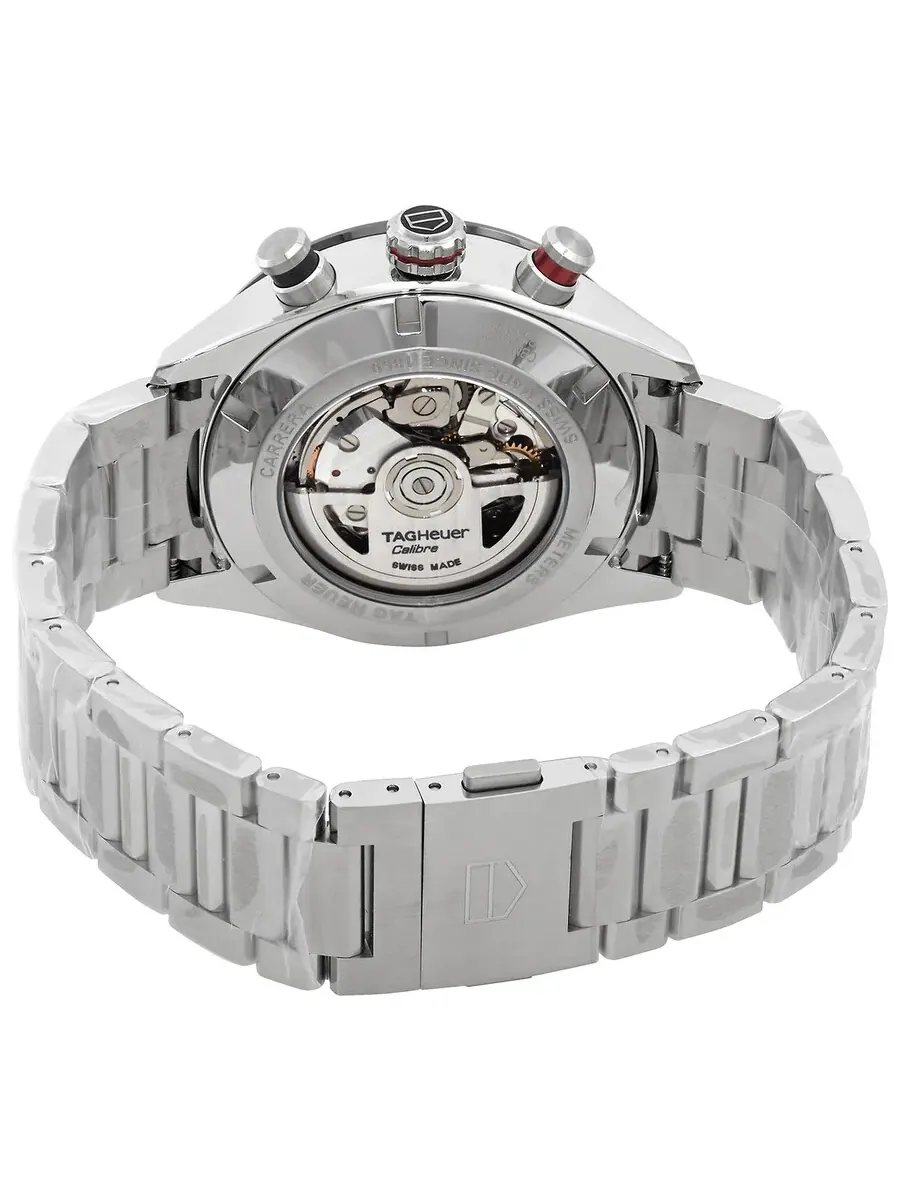 Мужские часы Tag Heuer Carrera Chronograph Automatic с черным циферблатом CBN2A1AA.BA0643 — изображение 3 из 3