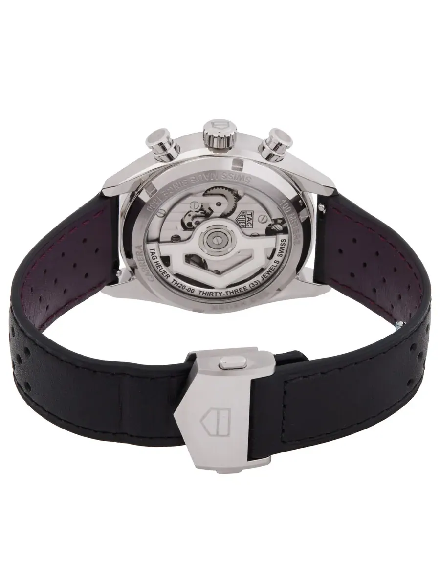 Мужские часы Tag Heuer Carrera Chronograph Automatic с фиолетовым циферблатом CBS2219.FC6607 — изображение 3 из 3