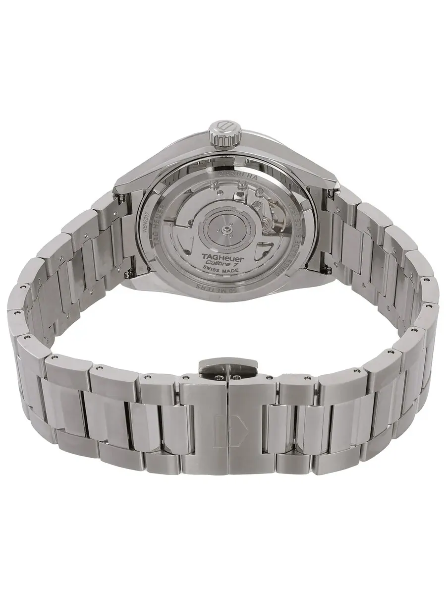 Женские автоматические часы Tag Heuer Carrera Date с бриллиантами WBN2317.BA0001 — изображение 3 из 3, оттенок серебряный