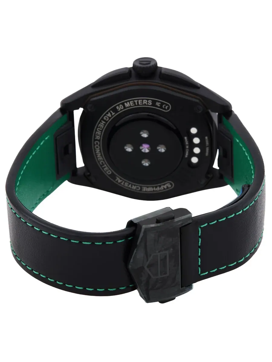 Мужские часы Tag Heuer Connected Golf Edition кварцевые аналогово-цифровые с черным циферблатом SBR8080.EB0284