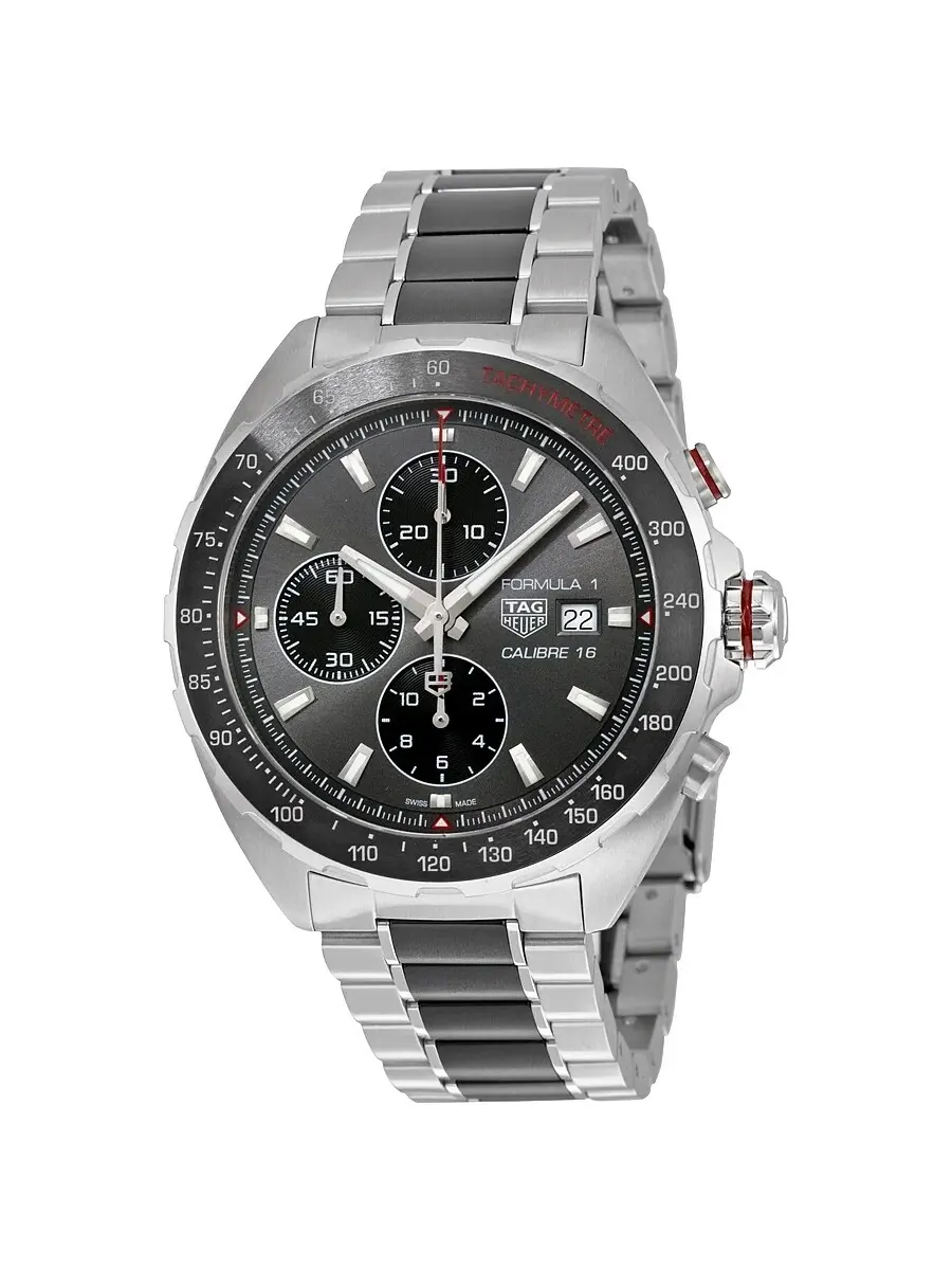 Мужские часы Tag Heuer Formula 1 с автоматическим хронографом CAZ2012.BA0970 — изображение 1 из 2, оттенок серебряный