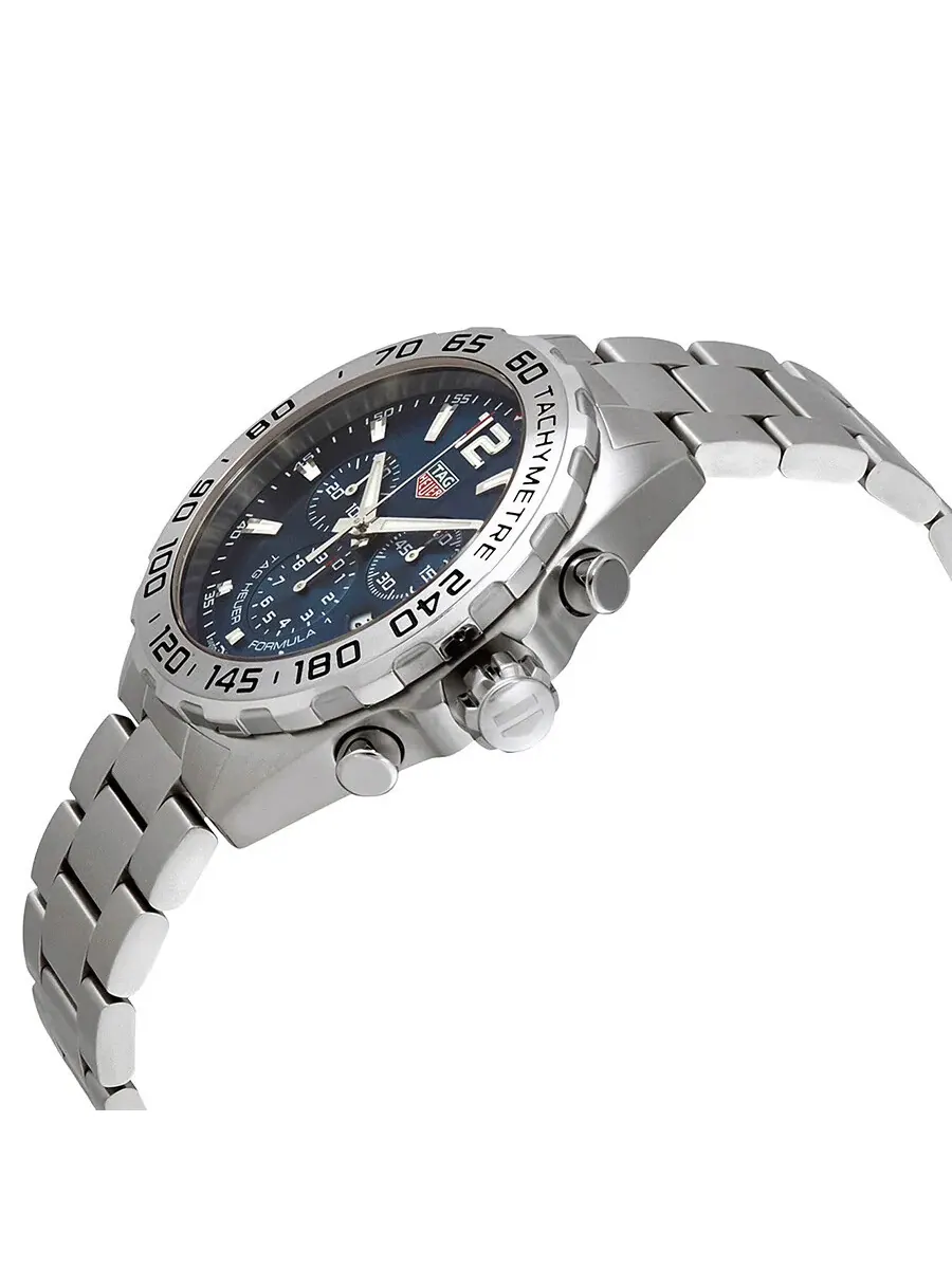 Мужские часы Tag Heuer Formula 1 с хронографом и синим циферблатом Sunray CAZ101K.BA0842 — изображение 2 из 3