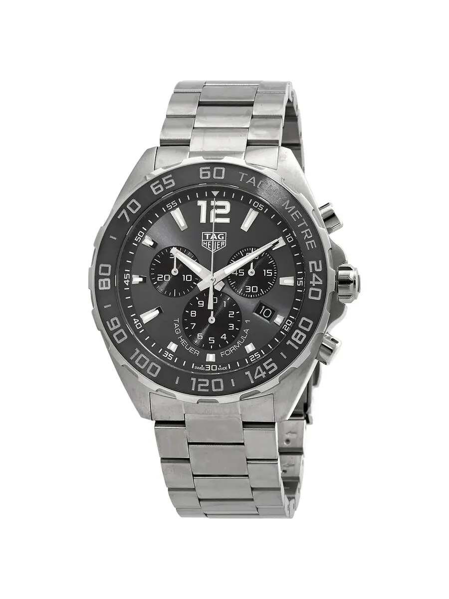 Мужские часы Tag Heuer Formula 1 Chronograph с серым циферблатом CAZ1011.BA0842 — изображение 1 из 3, оттенок серебряный