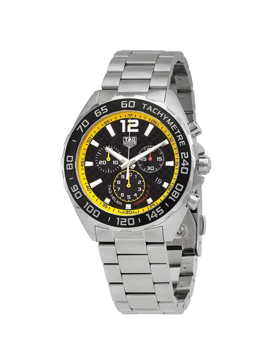 Мужские часы Tag Heuer Formula 1 Chronograph Quartz с черным циферблатом CAZ101AC.BA0842 — изображение 1 из 6