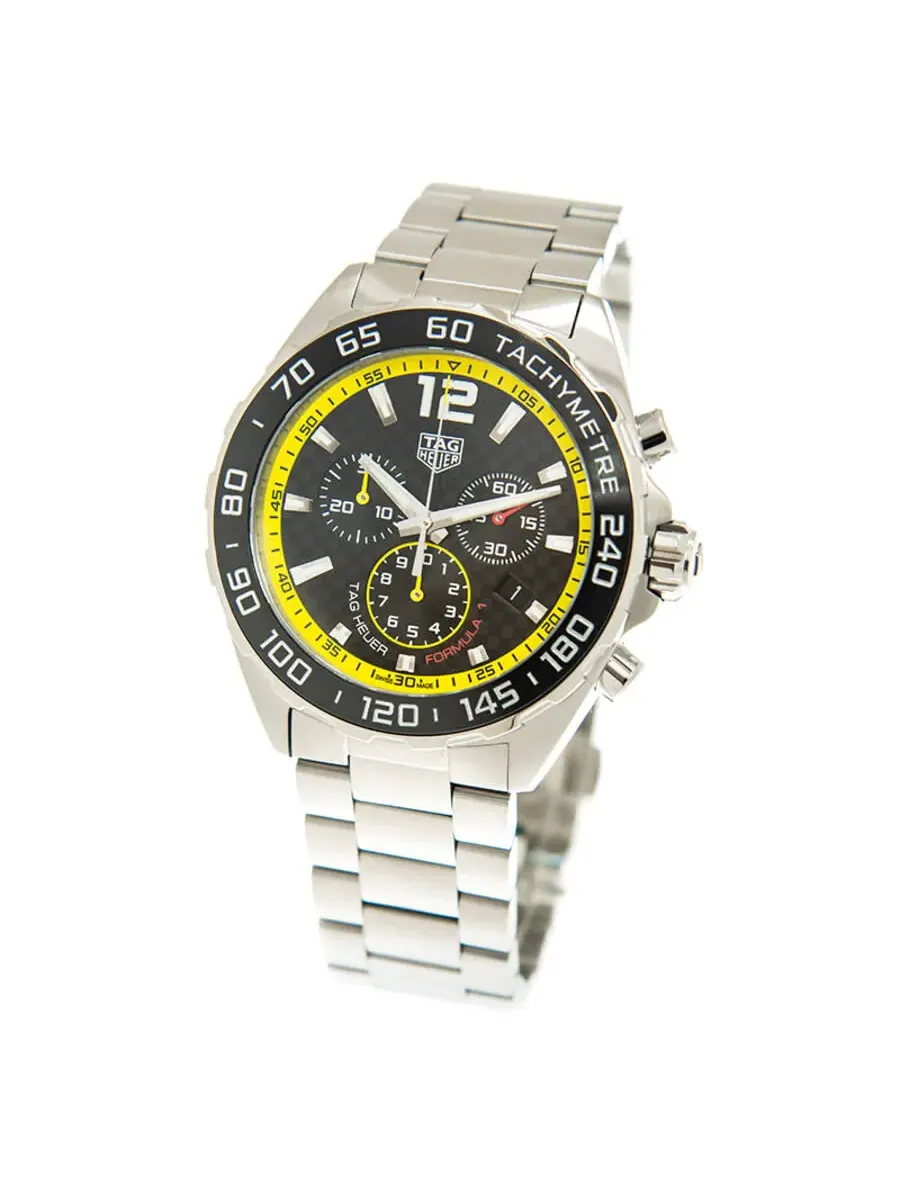 Мужские часы Tag Heuer Formula 1 Chronograph Quartz с черным циферблатом CAZ101AC.BA0842 — изображение 4 из 6