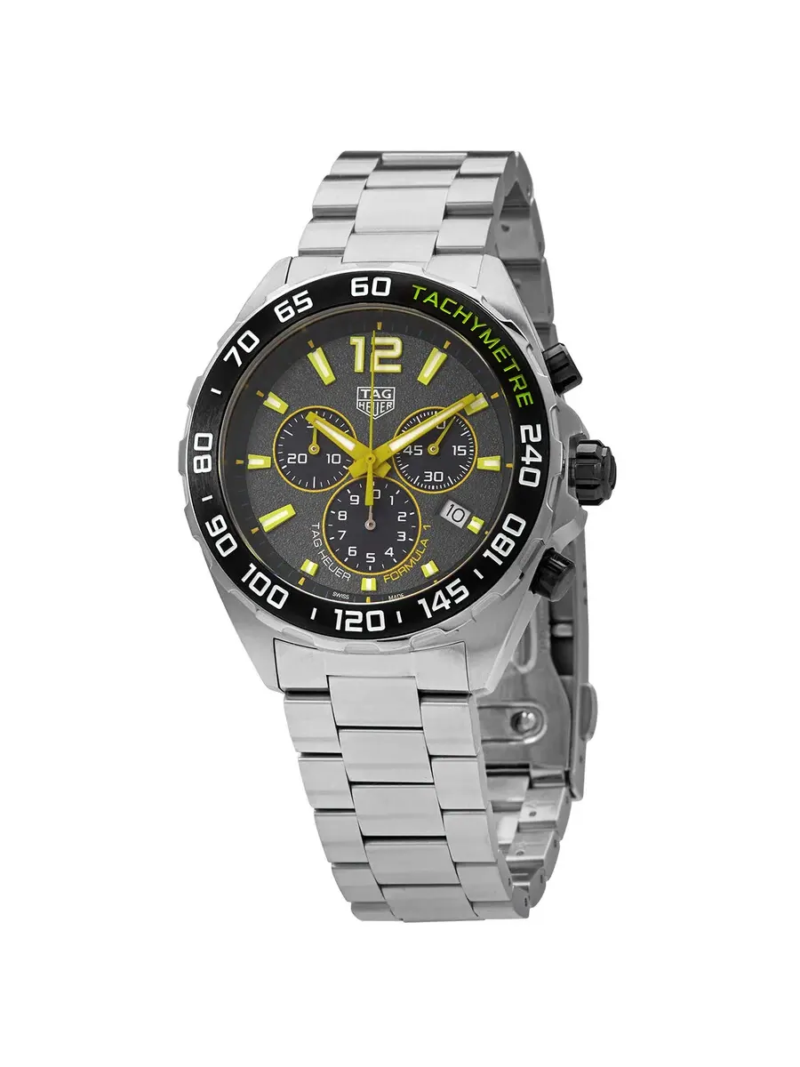 Мужские кварцевые часы Tag Heuer Formula 1 Chronograph с серым циферблатом caz101ag.ba0842 — изображение 1 из 3