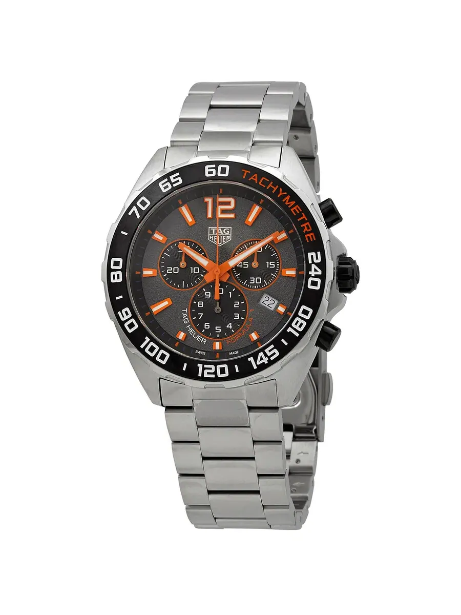 Мужские кварцевые часы Tag Heuer Formula 1 Chronograph с серым циферблатом caz101ah.ba0842 — изображение 1 из 3