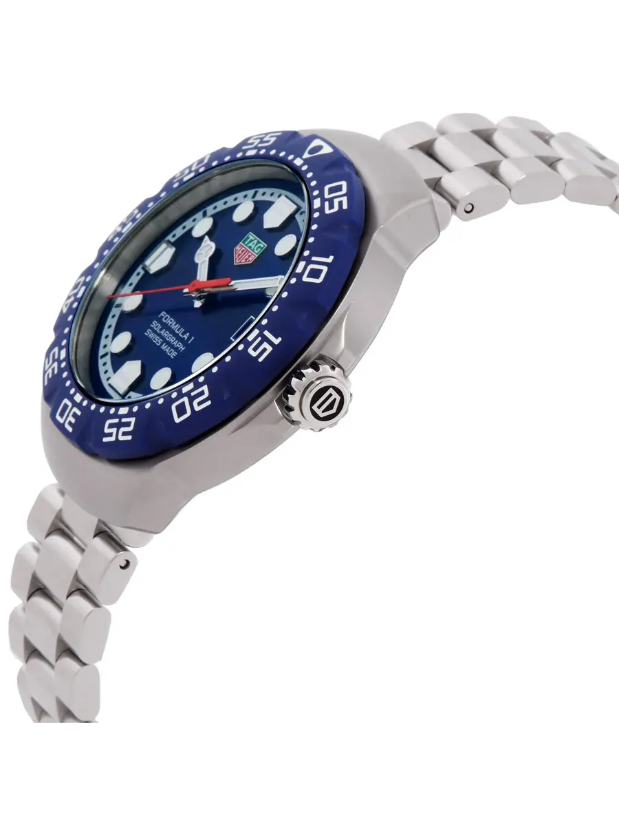 Мужские часы Tag Heuer Formula 1 Solargraph с синим циферблатом WBY1112.BA0042 — изображение 2 из 3, оттенок синий