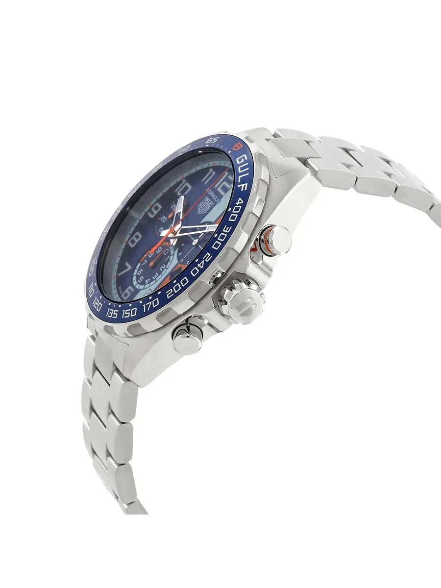 Мужские кварцевые часы Tag Heuer Formula 1 X Gulf Chronograph с синим циферблатом CAZ101AT.BA0842 — изображение 2 из 4
