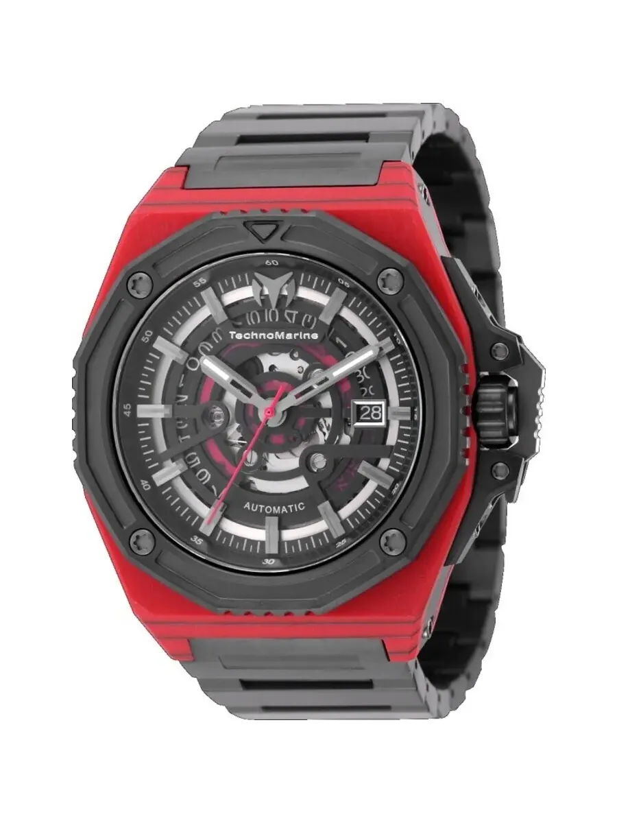 Мужские часы TechnoMarine Carbon Nautic Automatic с черным циферблатом TM-525001 — изображение 1 из 1, оттенок черный
