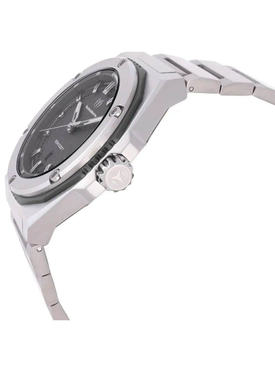 Мужские часы Technomarine Coral Quartz с серым циферблатом TM-416074 — изображение 2 из 3, оттенок серебряный