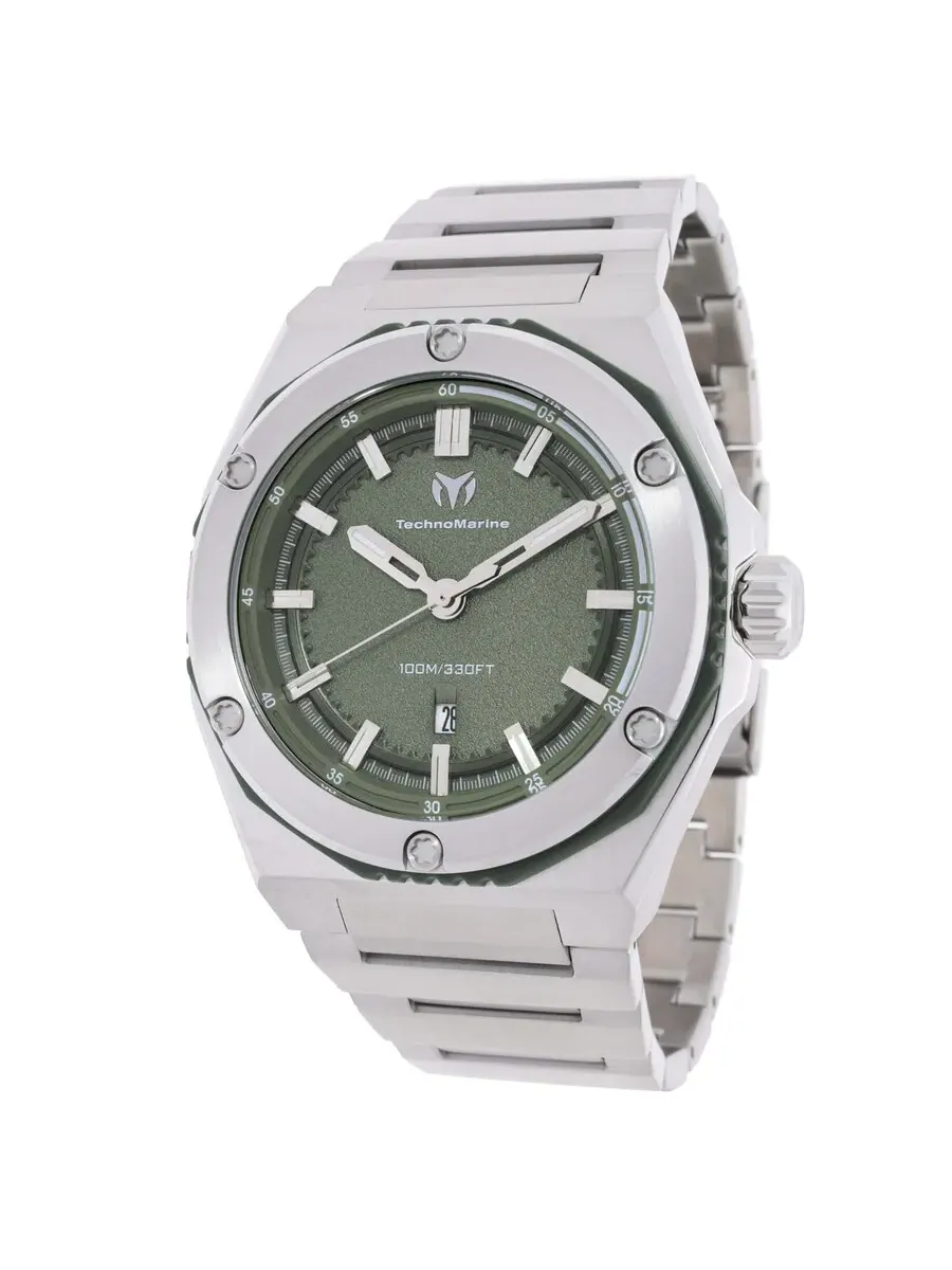 Мужские часы Technomarine Coral Quartz TM-416075 — серебристый