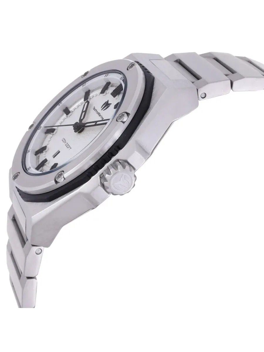 Мужские кварцевые часы Technomarine CORAL с серебристым циферблатом TM-416043 — изображение 2 из 3, оттенок серебряный