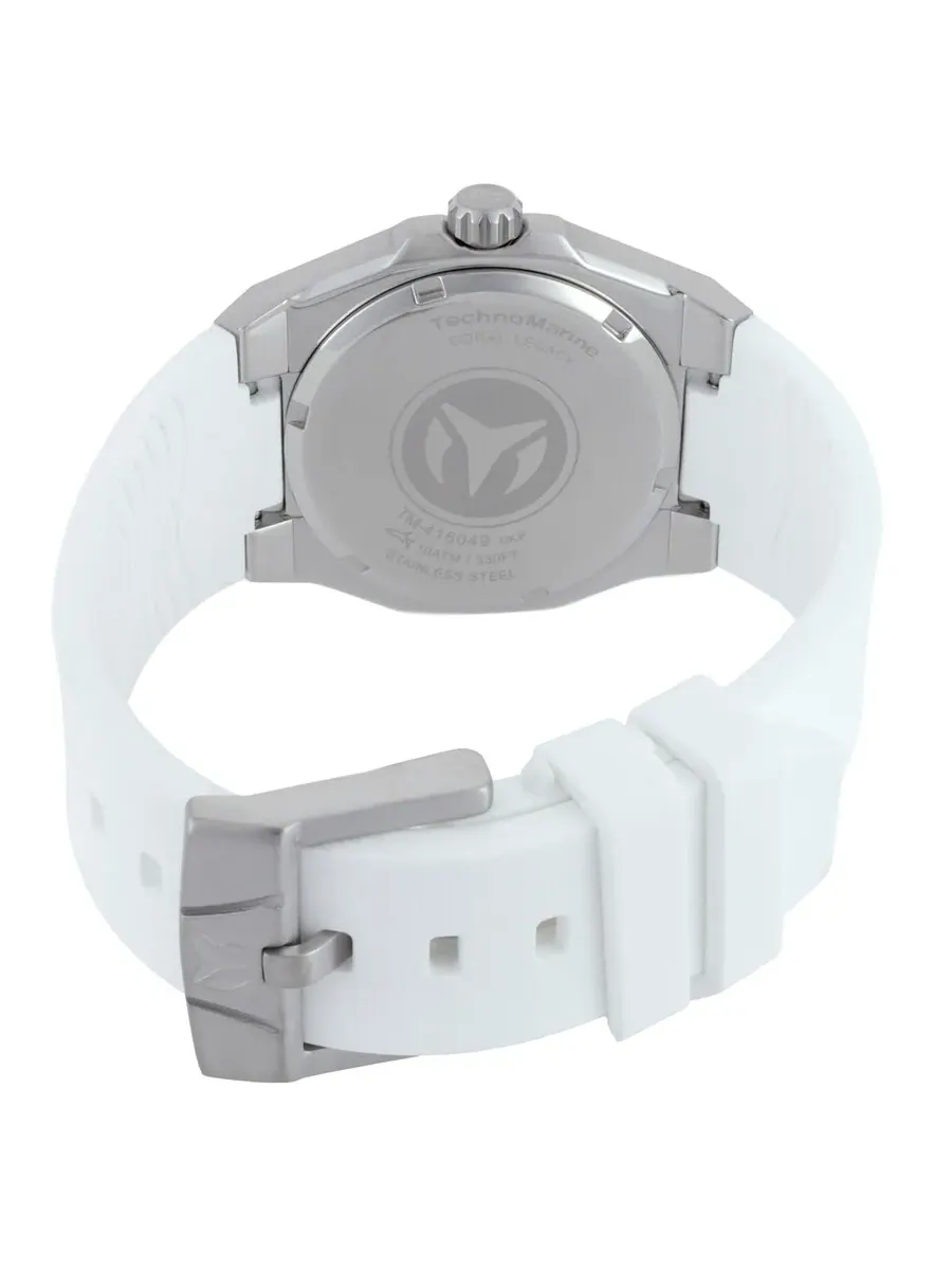 Мужские часы Technomarine CORAL с кварцевым механизмом и серебристым циферблатом TM-416049 — изображение 3 из 3