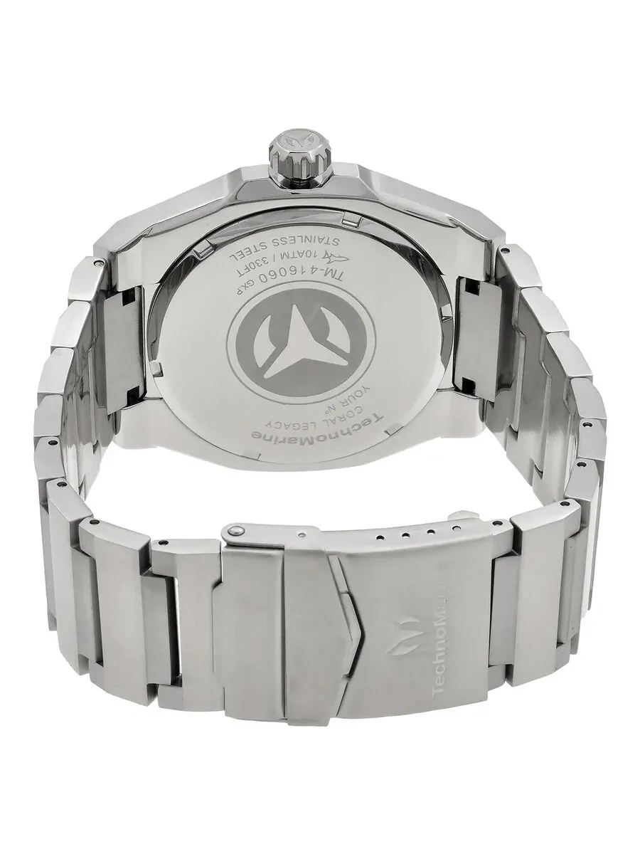Мужские часы Technomarine Coral Quartz с серебристым циферблатом TM-416060 — изображение 3 из 3, оттенок серебряный