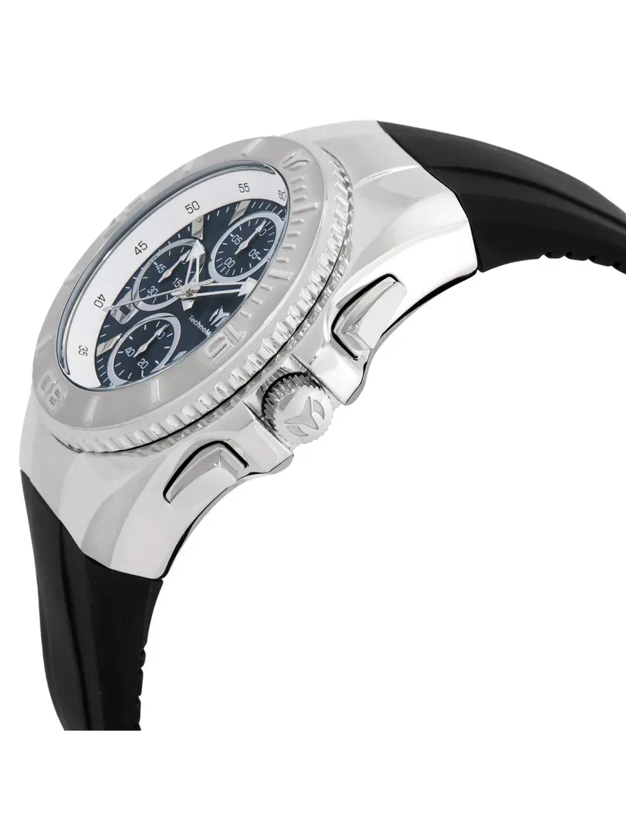 Мужские часы Technomarine Cruise с черным циферблатом TM-124029 — изображение 2 из 4, оттенок серебряный