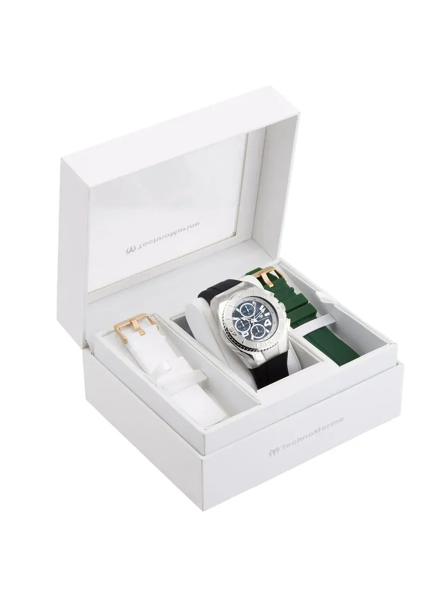 Мужские часы Technomarine Cruise с черным циферблатом TM-124029 — изображение 4 из 4, оттенок серебряный