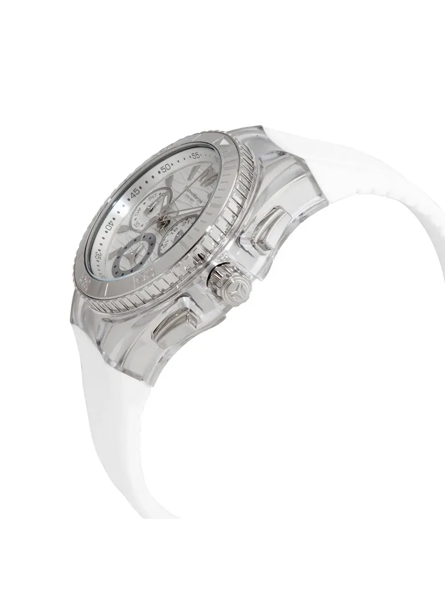 Женские часы Technomarine Cruise Chronograph Quartz с серебристым циферблатом TM-120033 — изображение 2 из 3