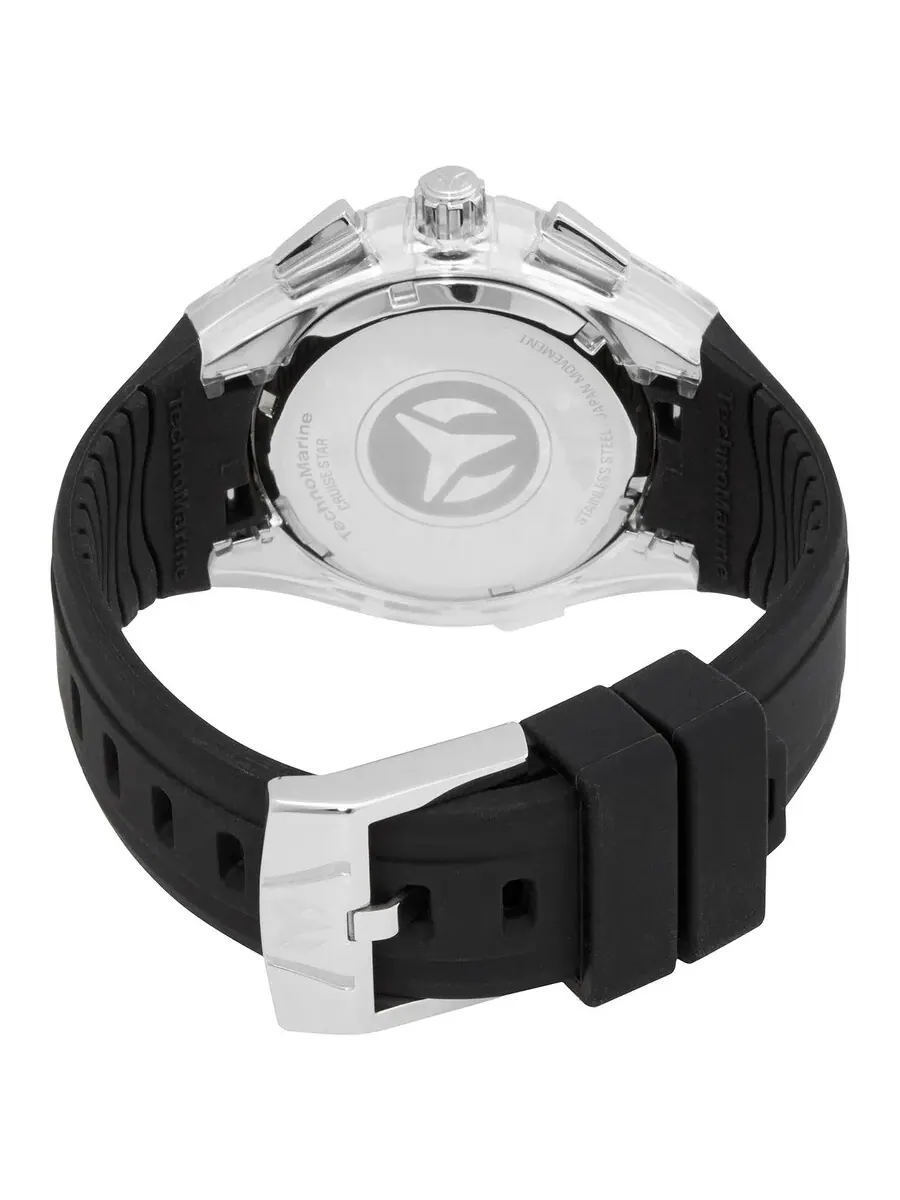 Женские часы Technomarine Cruise с кварцевым механизмом и черным циферблатом TM-120034 — изображение 3 из 3