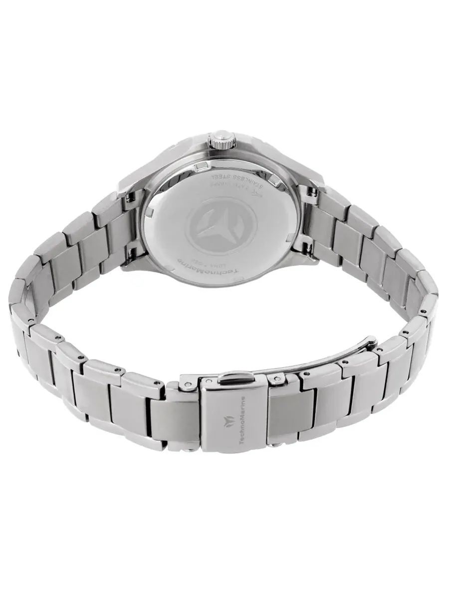 Женские часы Technomarine Luna с кварцевым кристаллом TM-826008 — изображение 3 из 3, оттенок серебряный