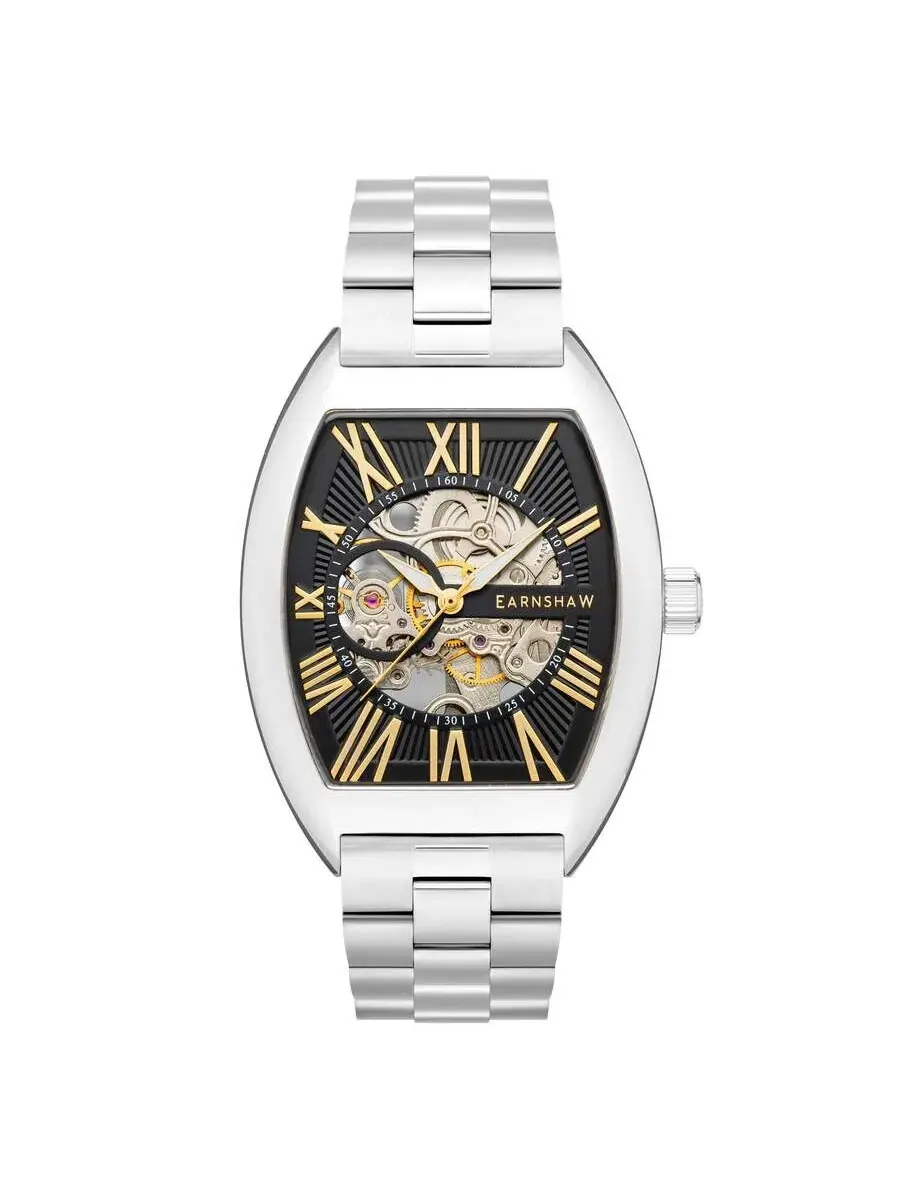 Мужские часы Thomas Earnshaw Beauchamp с черным циферблатом ES-8148-11