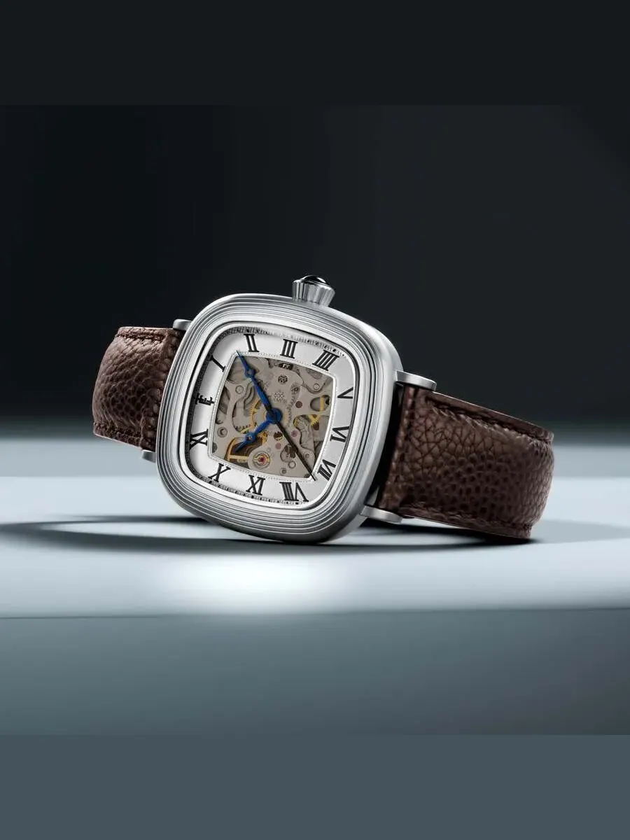 Мужские часы Thomas Earnshaw Heritage с белым циферблатом ES-8311-01 — изображение 4 из 4, оттенок серебряный