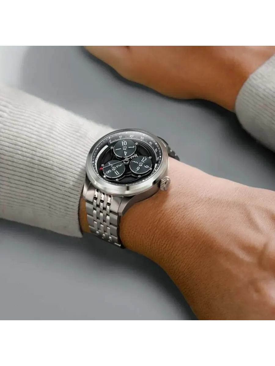 Мужские часы Thomas Earnshaw Hexham Trisect Grey Dial ES-8304-44 — изображение 2 из 3, оттенок серебряный
