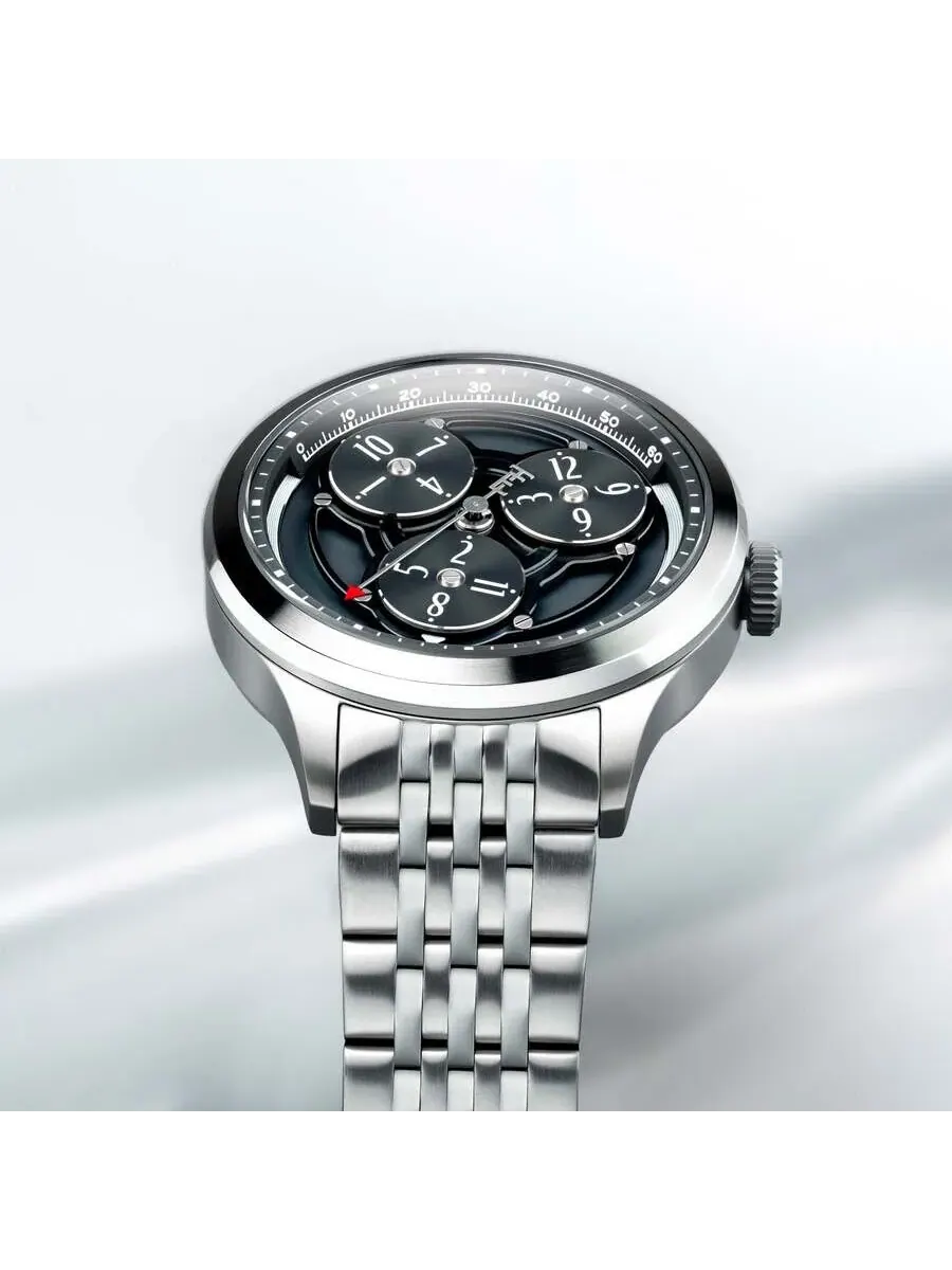 Мужские часы Thomas Earnshaw Hexham Trisect Grey Dial ES-8304-44 — изображение 3 из 3, оттенок серебряный