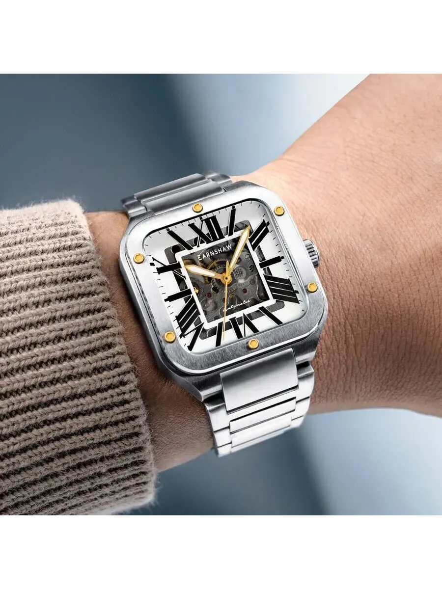 Мужские часы Thomas Earnshaw Lennox White Dial ES-8303-44 — изображение 2 из 3, оттенок серебряный