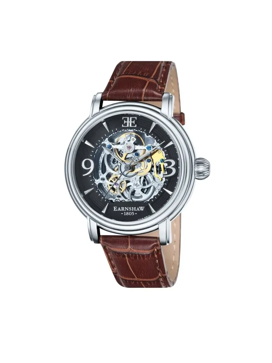 Мужские часы Thomas Earnshaw Longcase с автоматическим механизмом, серым циферблатом ES-8011-02 — изображение 1 из 5