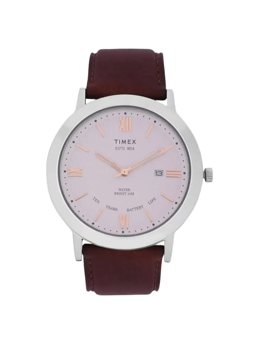 Женские кварцевые часы Timex Classic с серебристым циферблатом TW2U82400 — серебристый